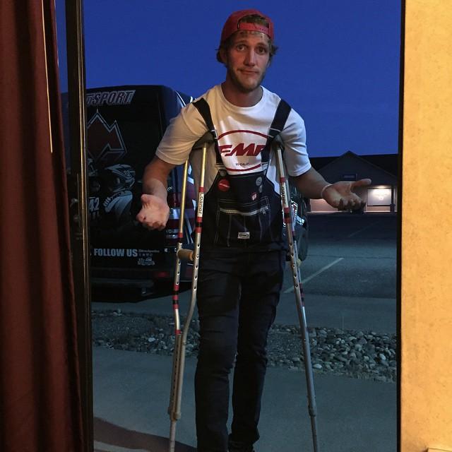 Tony DiStefano goes all NASCAR on the field in 1975.