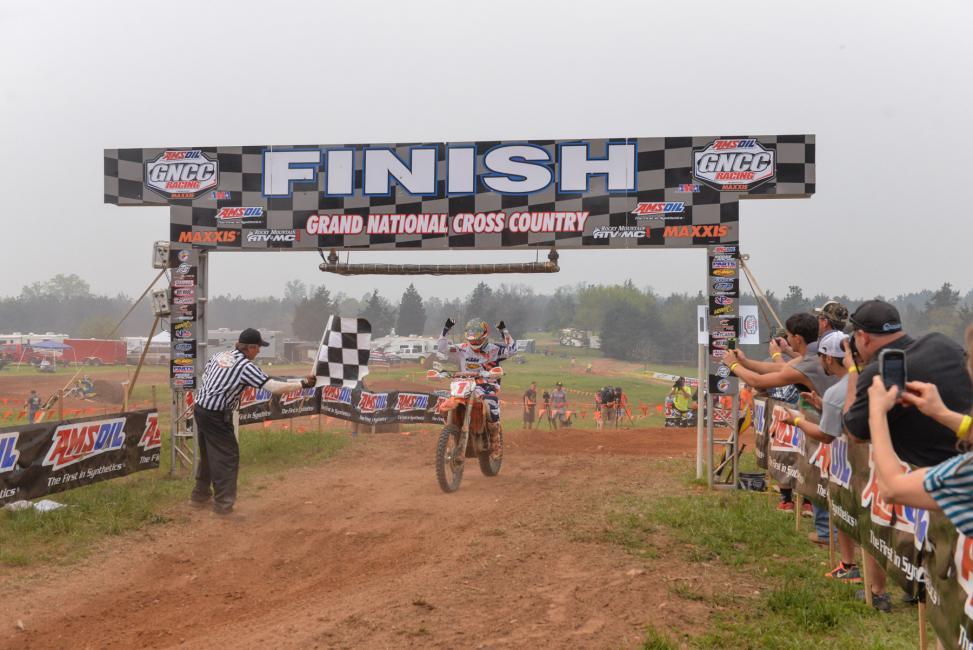 Russell continues the perfect season in GNCC racing though four rounds.