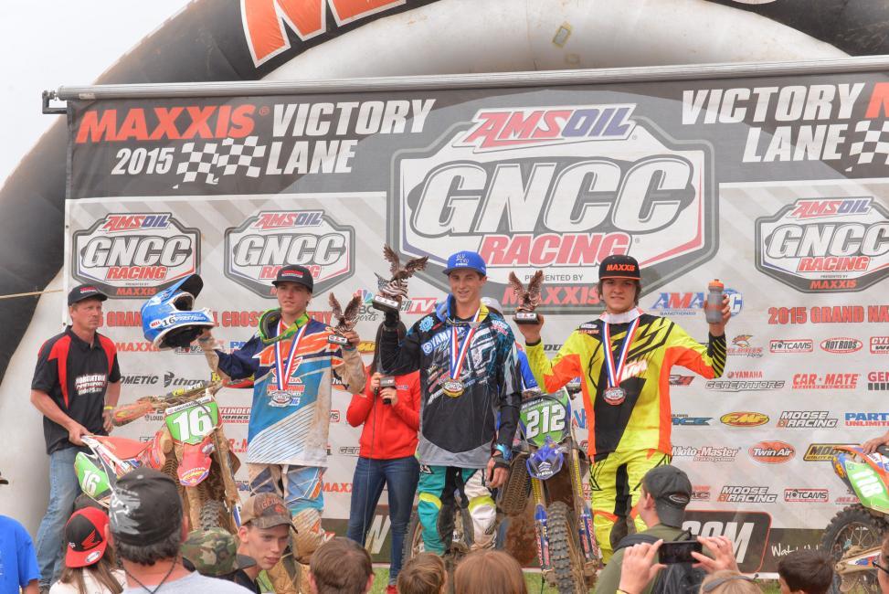 XC2 Podium: (left) Layne Michael, Ricky Russell, (right) Trevor Bollinger.
