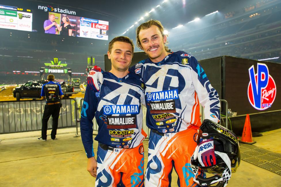 The future is bright for Yamalube/Star Racing Yamaha. Webb and Aaron Plessinger landed on the podium together in Oakland. 