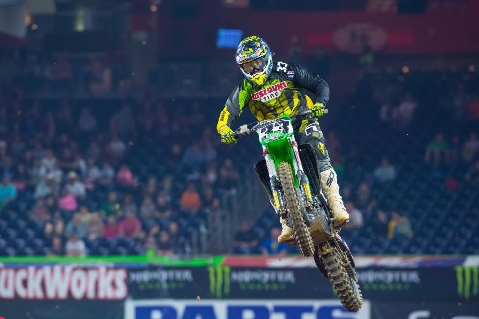 Grant's best finish of the season came in Houston, where he got a fourth and finished just in front of teammate and team owner Chad Reed. 