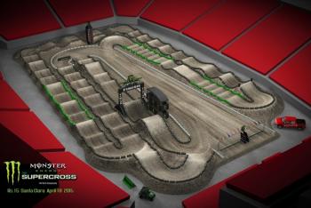 Santa Clara Animated Track Map