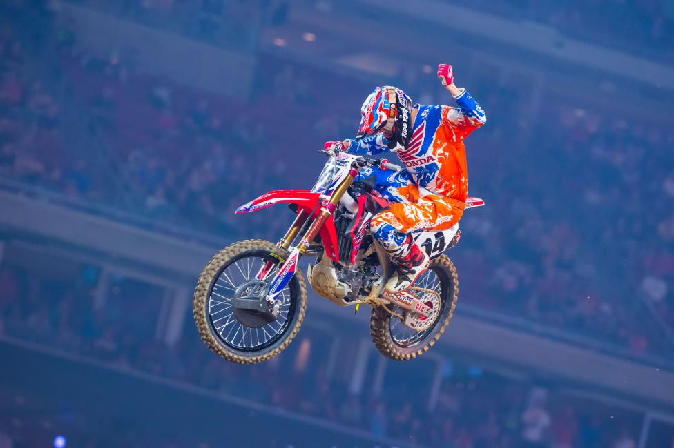 Seely joined the ranks of 450SX winners last Saturday.