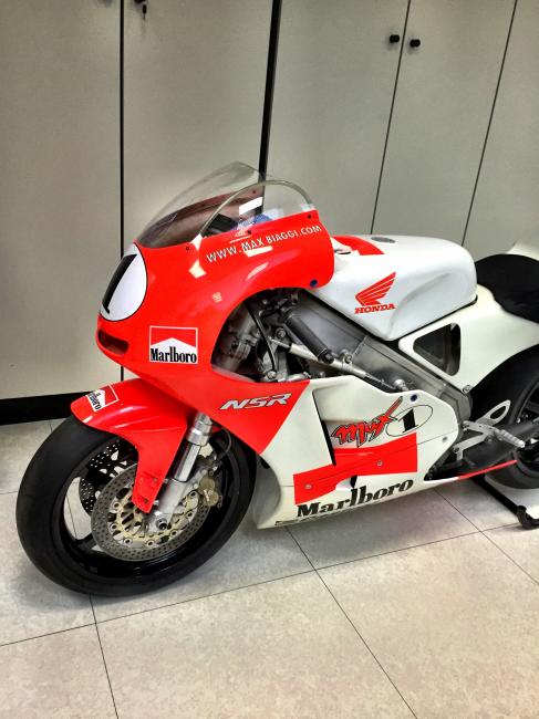 Max Biaggi's MotoGP bike. 