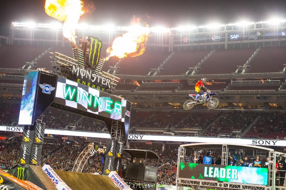 Even a first-turn pileup couldn't keep Webb out of the winner's circle.