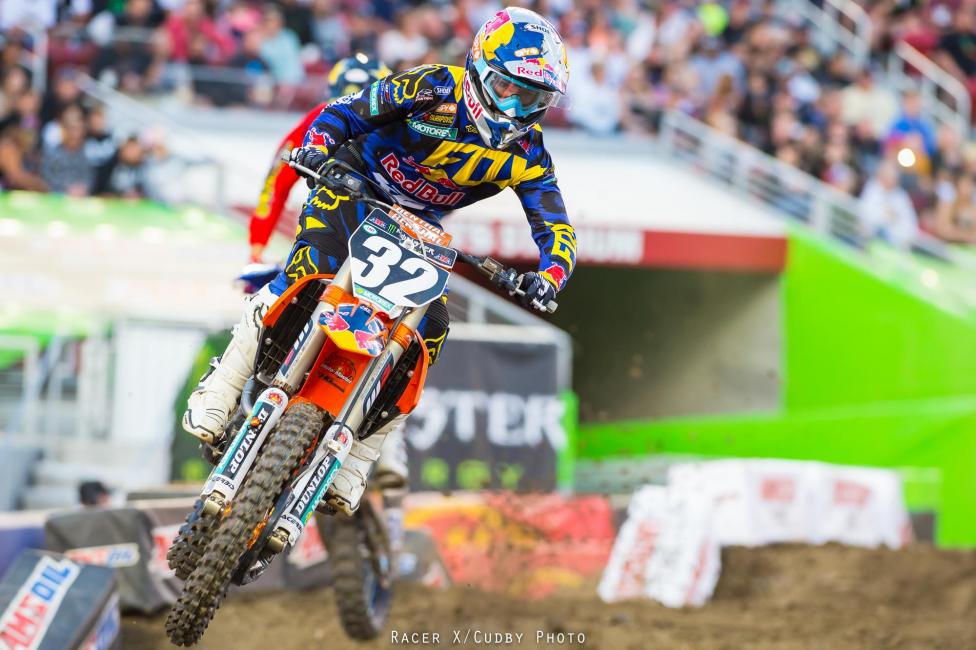 Other than dealing with a massive first-turn pileup, Justin Hill had a pretty uneventful ride on his way to second place.