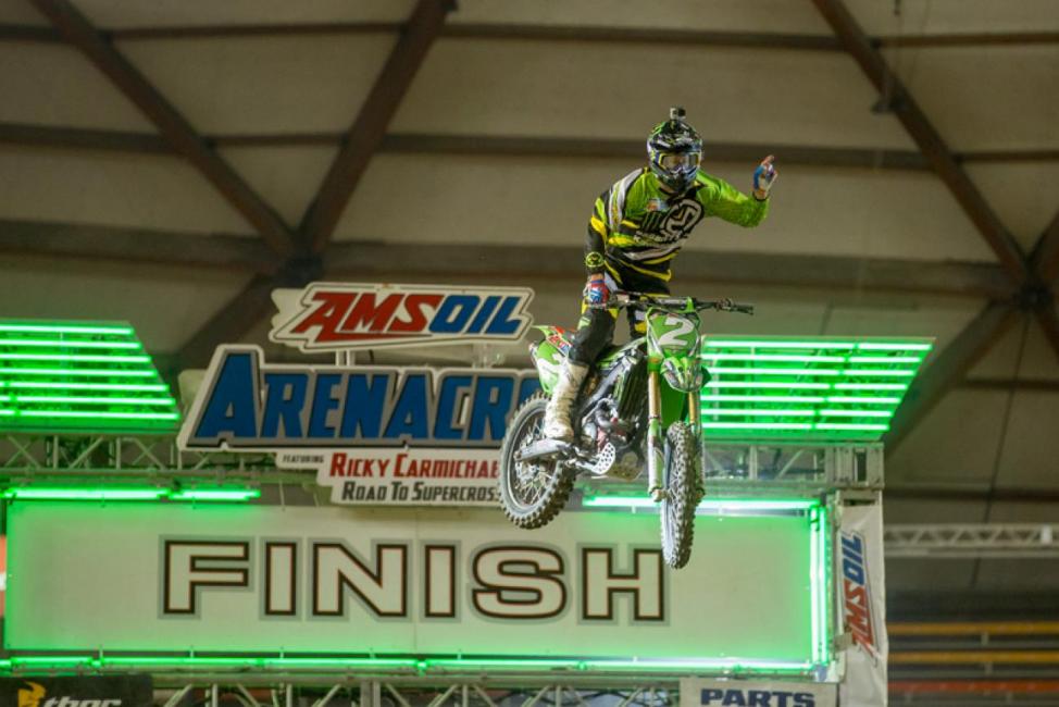 Jacob Hayes and Kyle Regal are tied atop the Arenacross standings heading into the final round.