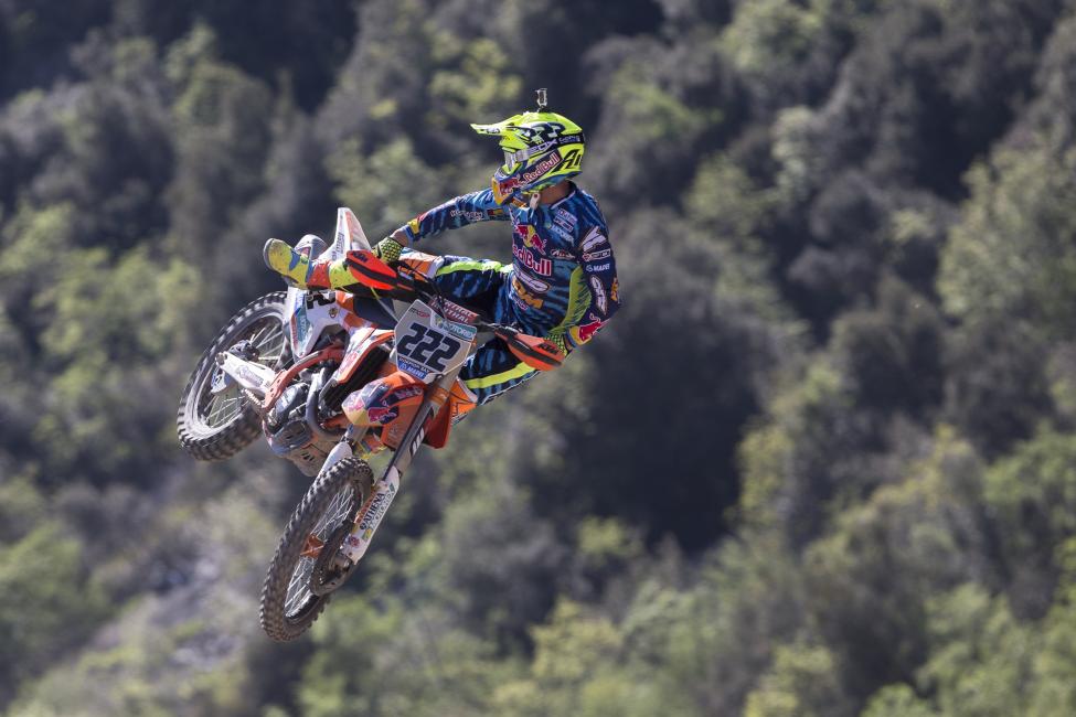 Antonio Cairoli got second overall, and sits just 1 point behind Clement Desalle in the MXGP standings. 