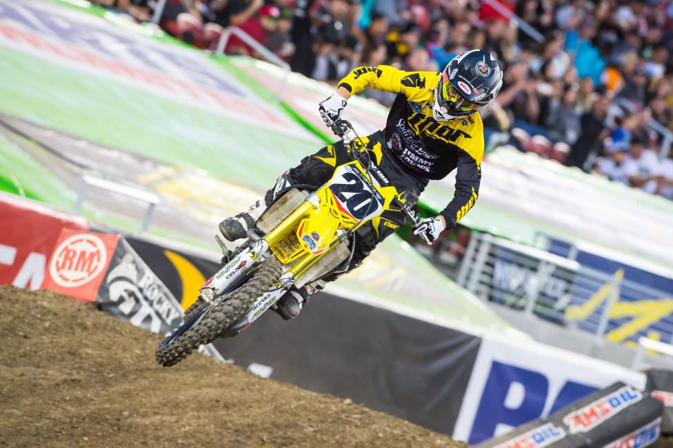 Broc Tickle ended up outside the top ten for the first time since Oakland.