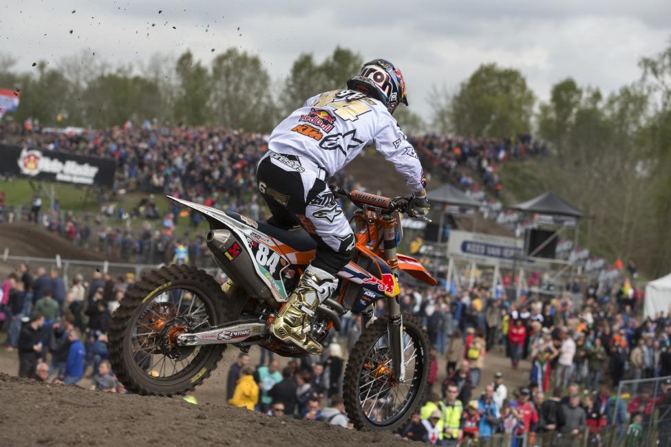 Herlings landed on top of the podium again.