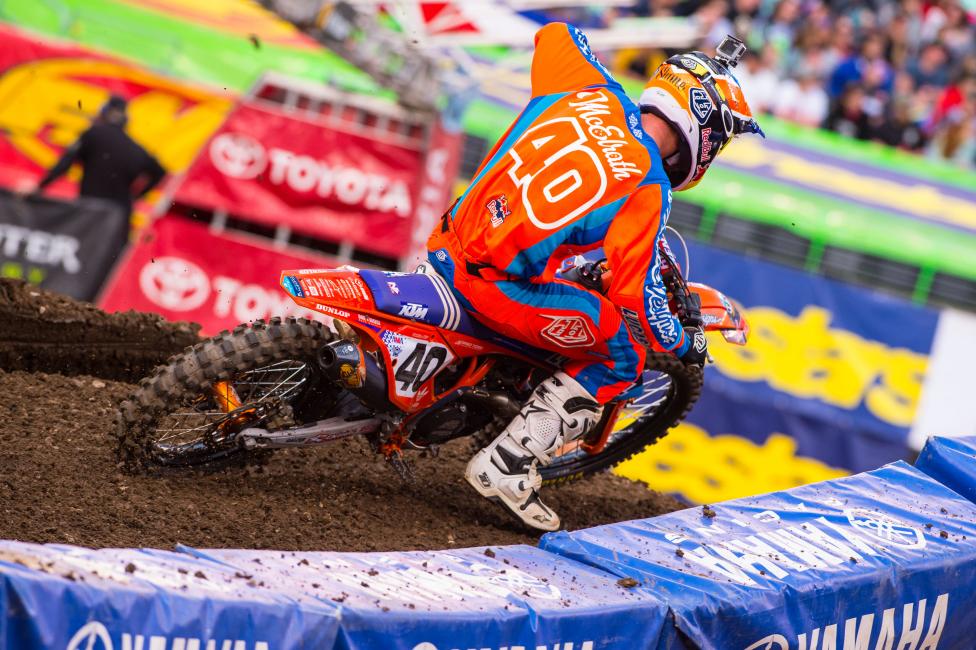 McElrath made his debut on the 450 in New Jersey.