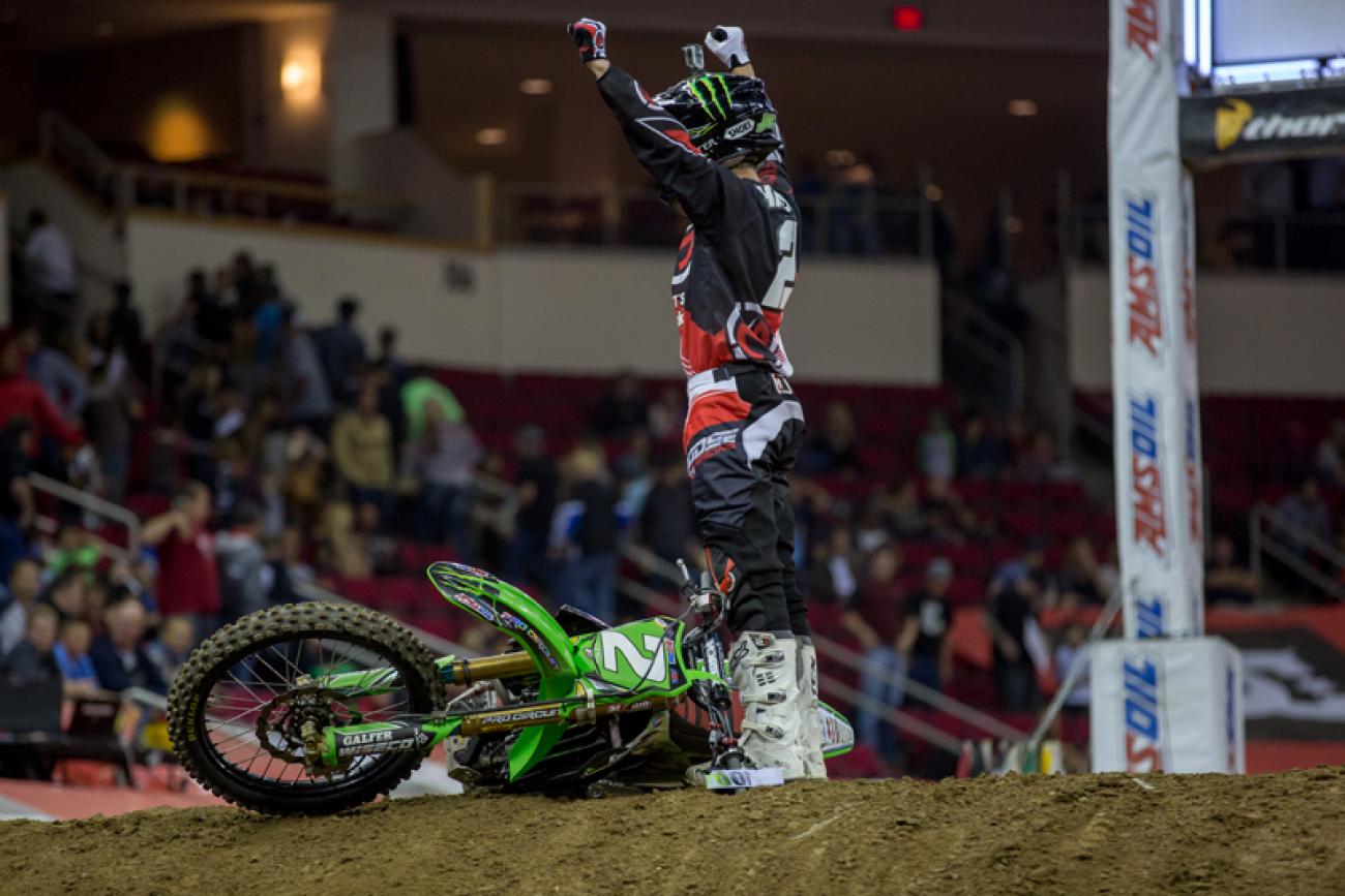 Jacob Hayes took the overall last week and enters the last weekend of the series tied at the top.