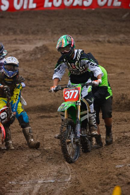 The Southwick National was a rough day for Christophe Pourcel.
