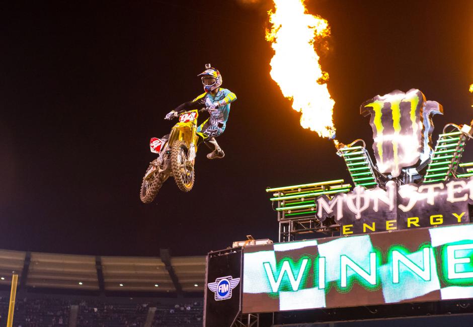 Ken Roczen started out strong, but mistakes and crashes knocked him out of the series completely.