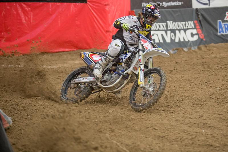 Regal was fastest in qualifying and was ahead of Hayes in the first main, but then race leader Chris Blose crashed, and Regal got tangled up with him. That allowed Hayes to sneak into the lead and get the win in main event 1.