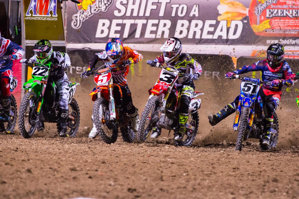 Right from the start, Dungey and Tomac started putting on a show.