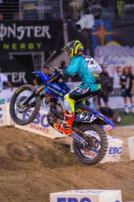 Another podium for Weston Peick. He had a nice gap on everyone until he crashed, and then Chad Reed and Cole Seely put all kinds of pressure on him to steal third. Peick regrouped and got away.