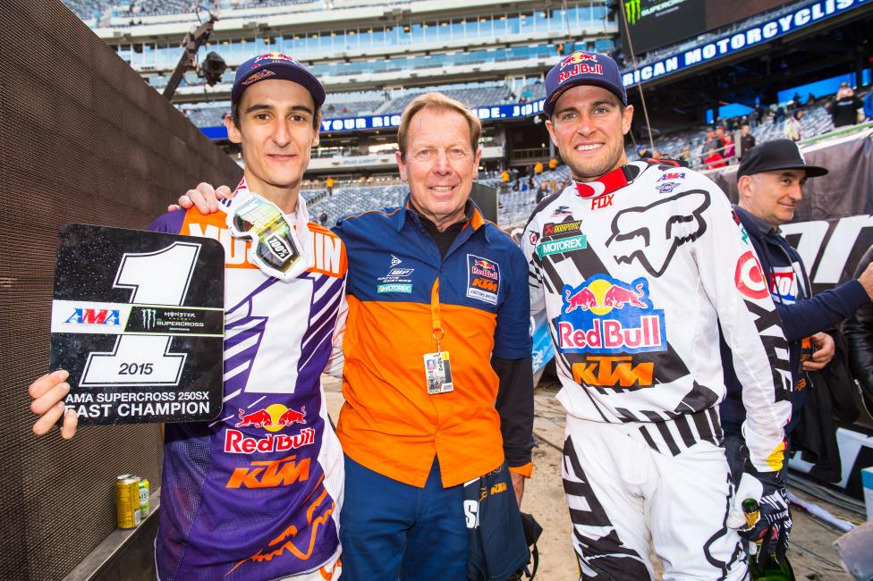 Red Bull KTM took two of the three championships this year in Monster Energy Supercross.