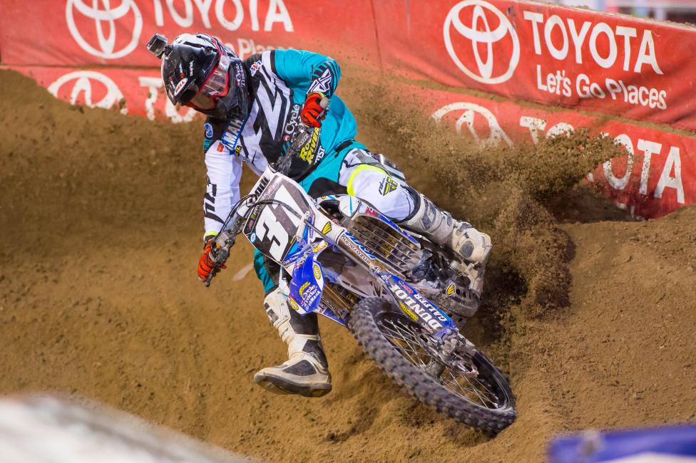 Alex Martin rode to another top-five finish. This has undoubtedly been his best supercross season.
