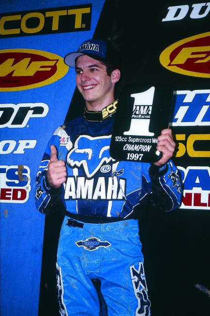 Kevin Windham put in impressive effort all season long in 1997, then took the shootout win against a young Ricky Carmichael.