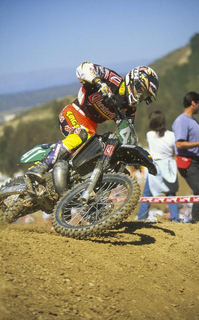Bob Moore at the 1995 Spanish GP at Talavera.