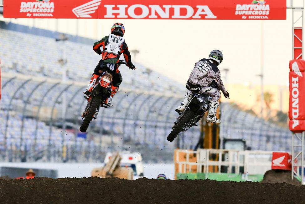 Baker and Chase Bell came together at the Ricky Carmichael Amateur Supercross. 