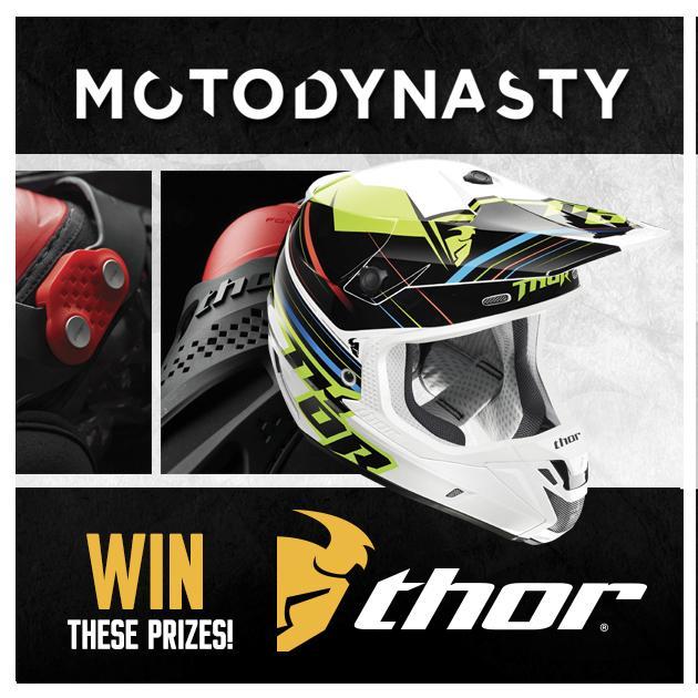 ...While his brother Alex shoots straight down the middle and rides wide around the outside of the exit.