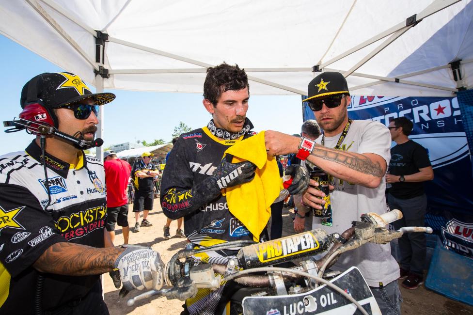 Jason Anderson had a great day at the opener.