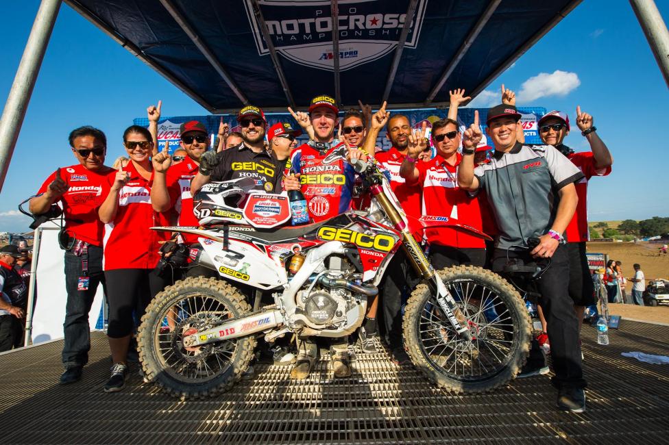 In qualifying and in the motos, Tomac was just untouchable today.