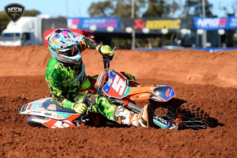 Gibbs continues to lead the MX1 standings in Australia.
