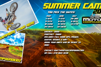 Moto X Compound Training Camps Now Available