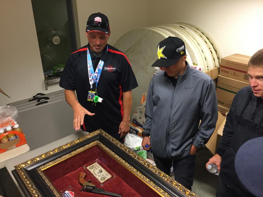 This year's trophy design fit the history of Hangtown. 