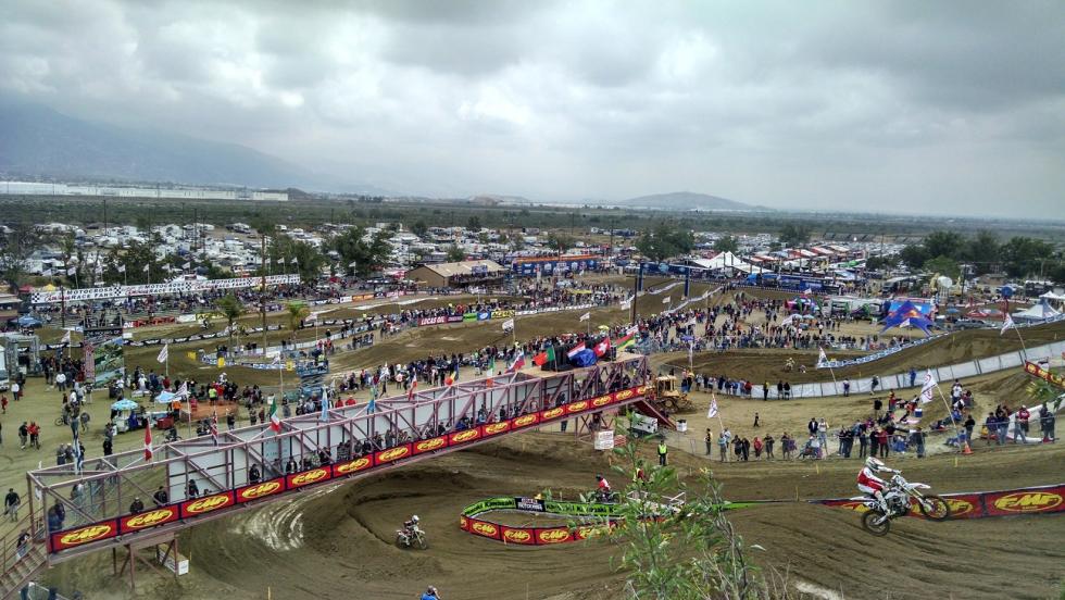 The cool temperatures were a nice relief from the usual, relentless sun of Southern California.