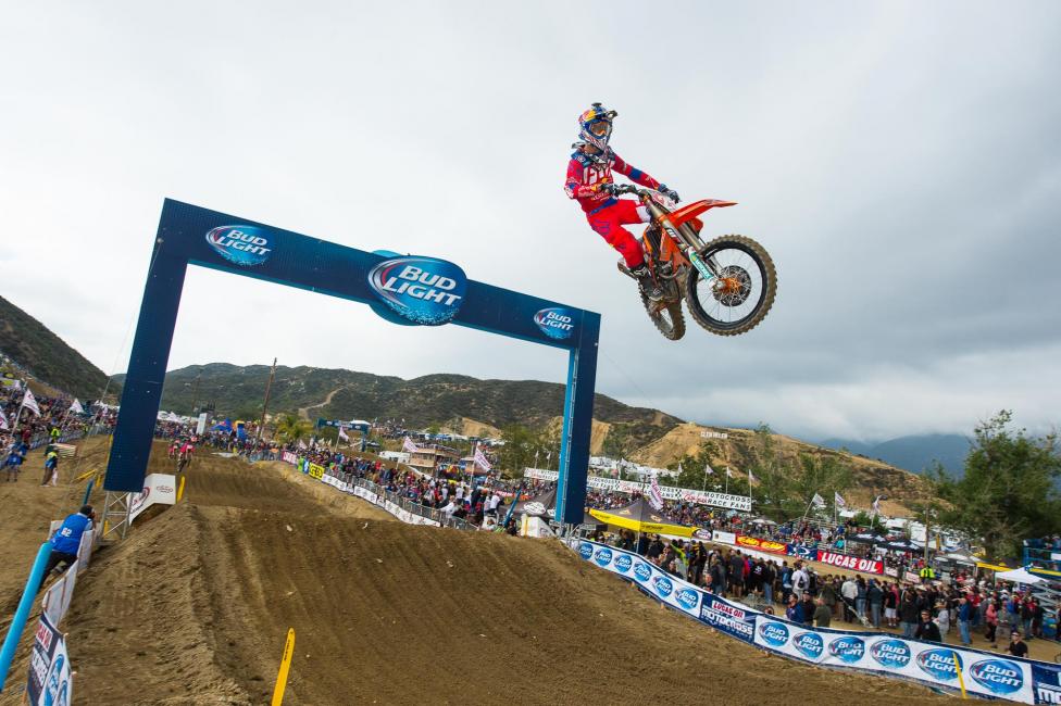 Thanks to Martin's problems, Musquin rode relatively unchallenged to perfect moto scores.