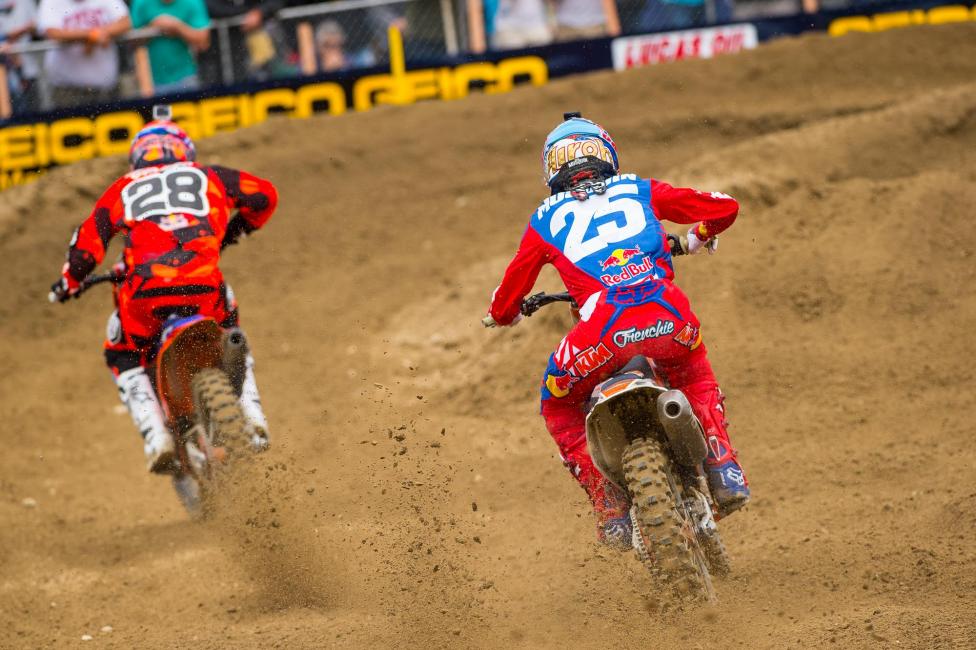 If Nelson can finish the second half of the motos as strong as he rides the first he'll be in the hunt for regular wins.