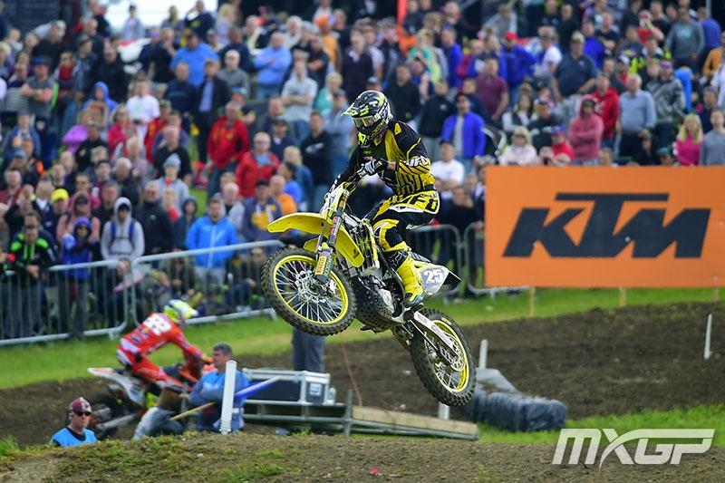 Suzuki rider Clement Desalle has been one of the most consistent riders in MXGP this season, finishing on the podium in every race but one. 
