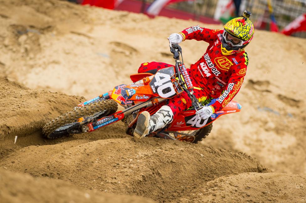 McElrath left Glen Helen with his first moto podium. 