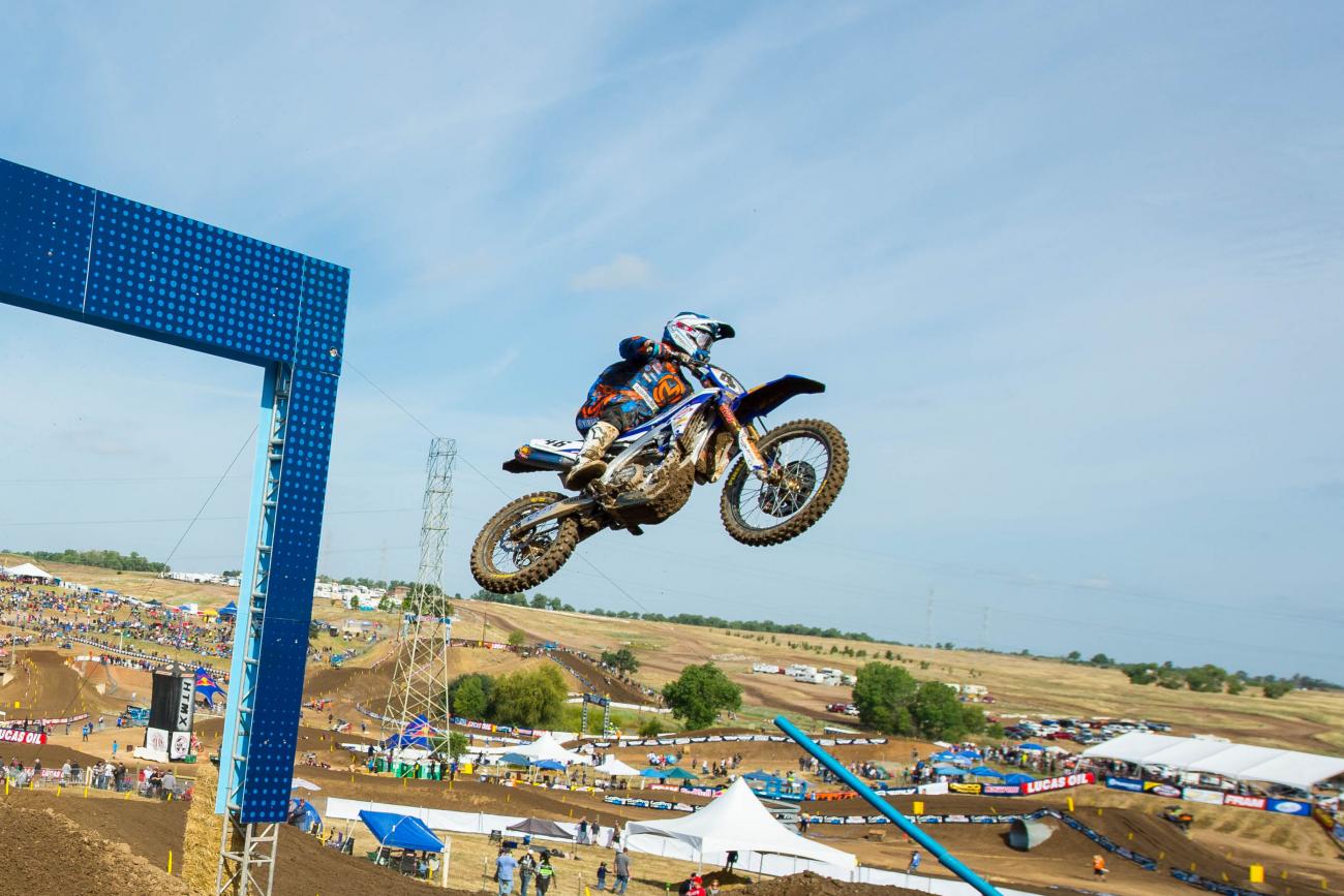 Nicoletti's first moto was the best of his 450 career. 