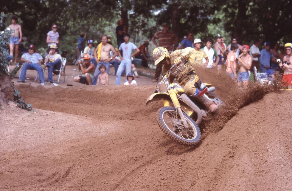 Bob Hannah's eight-race winning streak came to an end at Southwick.