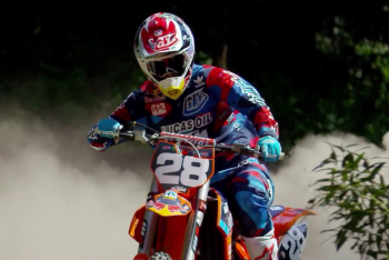 Jessy Nelson Berm Blasting on a Two-Stroke
