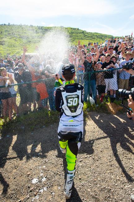 Adam Cianciarulo took his first ever career overall podium at Thunder Valley.