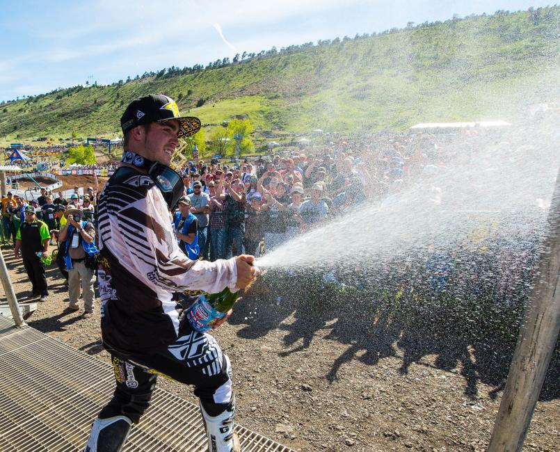 This is Zach's first outdoor podium since Southwick in June of 2013.