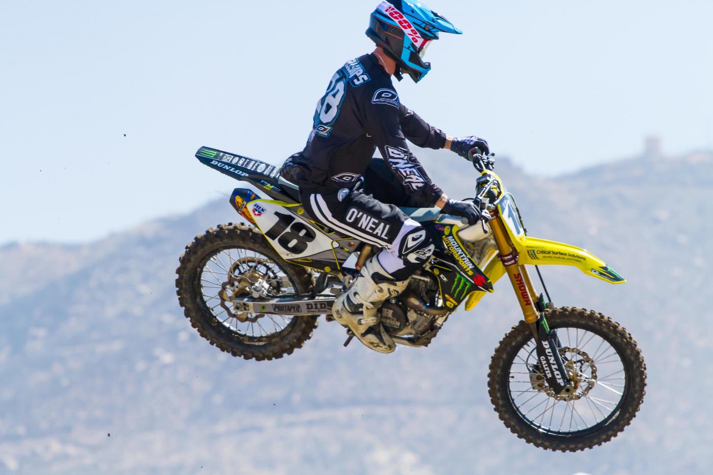 Millsaps grew up on Suzukis and logged his best supercross season ever on one in 2013.