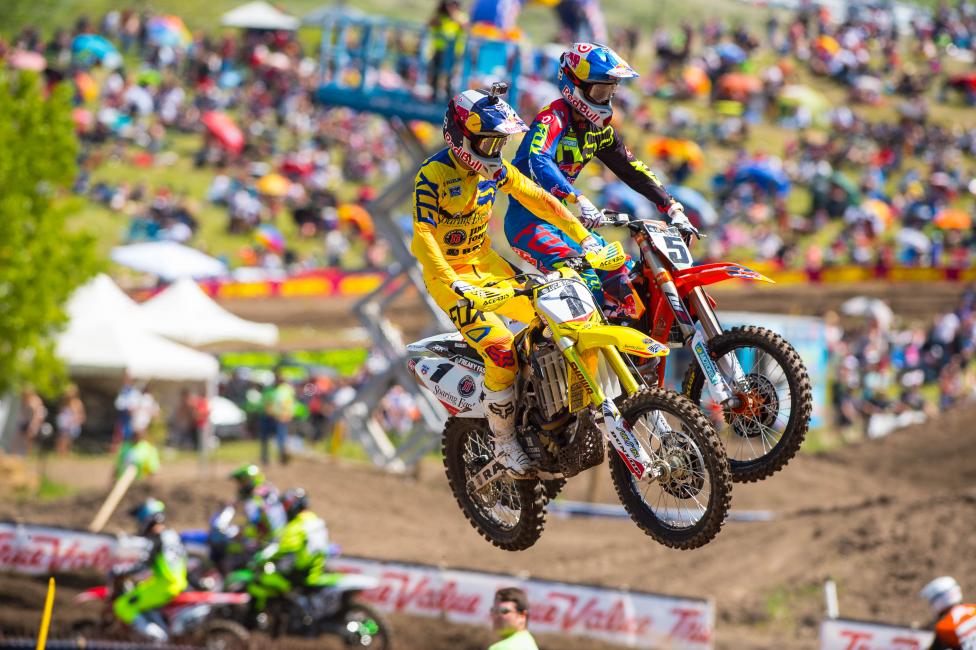 Roczen and Dungey will likely share the podium as the season progresses, but it has yet to be seen who will come out on top at the end of the season. 