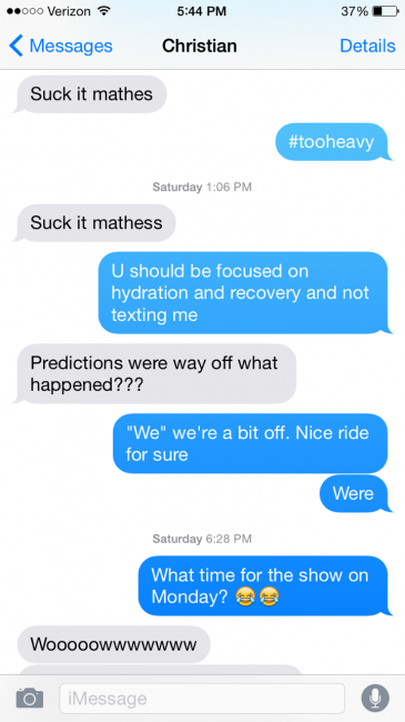 Marvin Musquin trails Martin by 2 points in the standings. 