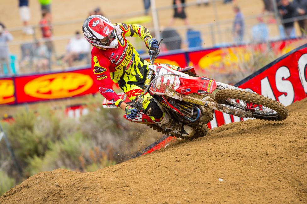 Tomac is out for the remainder of the season after his crash in Lakewood. 