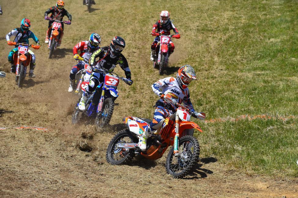 Russell lead the GNCC series.