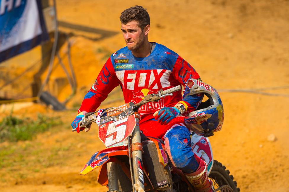 Dungey has a 37-point lead over Ken Roczen and a 40-point lead over Blake Baggett.