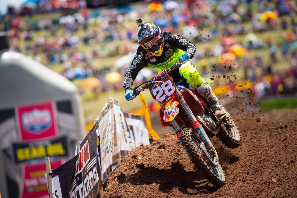 Nelson sits right behind another KTM, Marvin Musquin, in the series standings. 