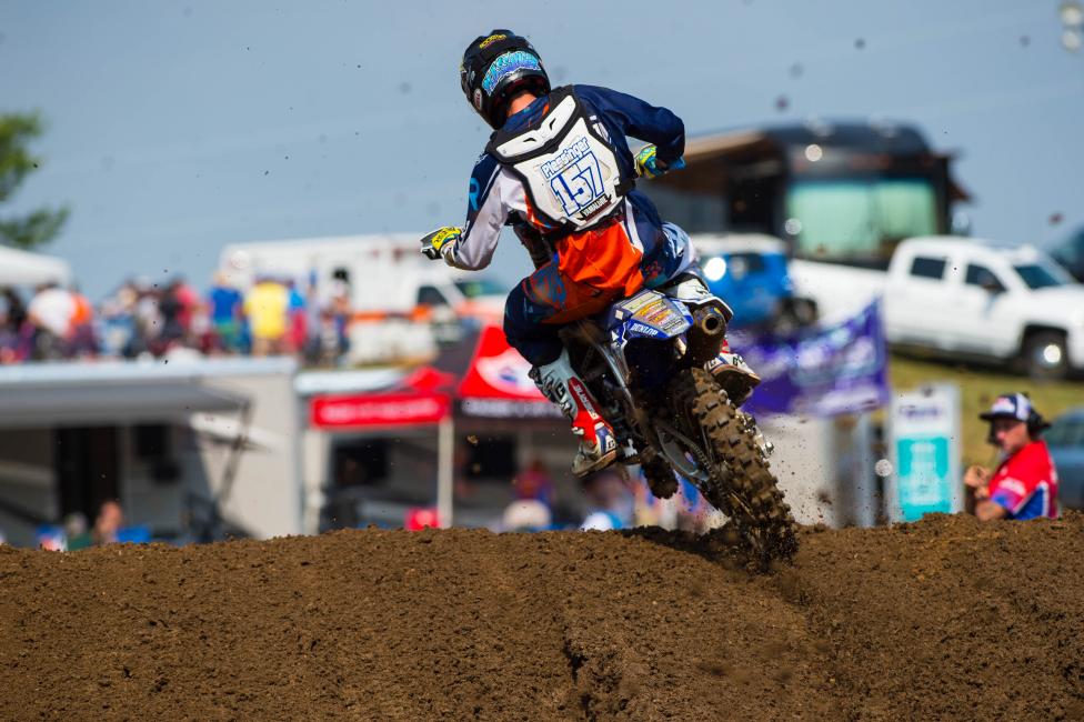 Plessinger led his first laps last weekend. 